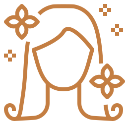 a logo of a person's head